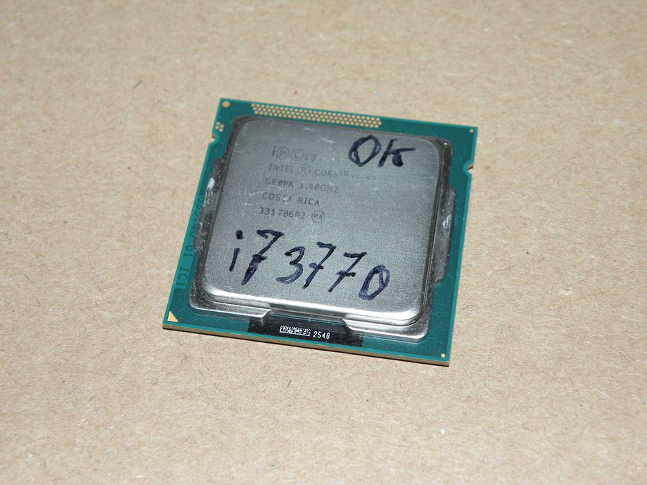 Procesor intel i7-3770 LGA 1155  trzecia generacja