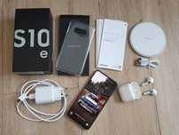 Samsung Galaxy S10e + ładowarka indukcyjna, słuchawki airpods, etui