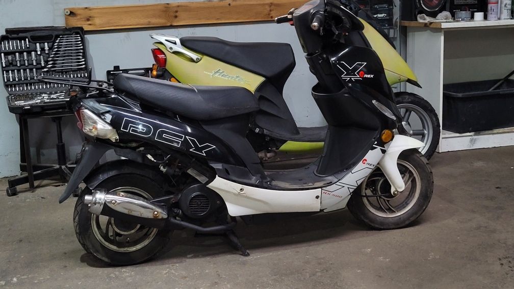 Skuter RexMoto REX 4T 49cm na części lub do naprawy LUBIN transport