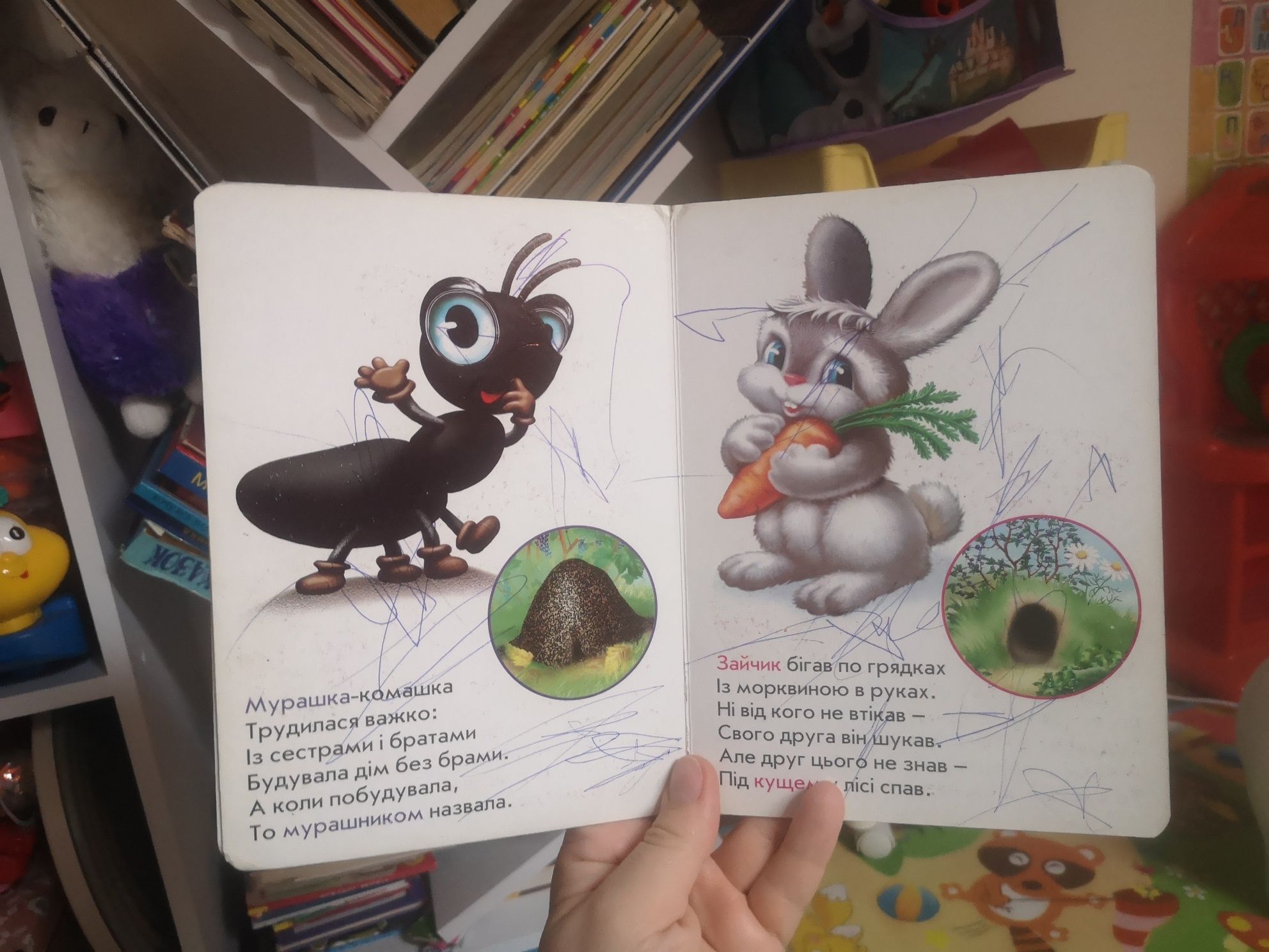 Ганна Чубач хто де живе книга віршики для діток