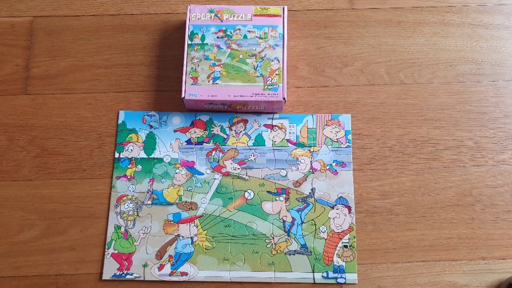 Sport puzzle para criança (24 peças)