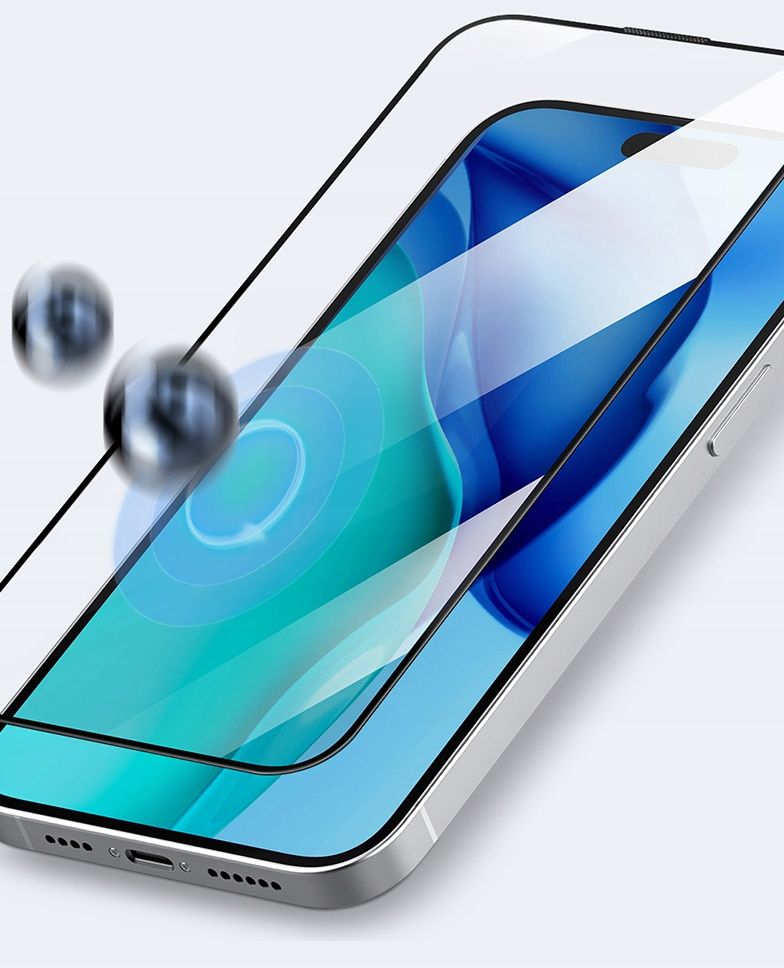 Szkło Hartowane 9H Do Iphone 16 Pro Max Na Cały Ekran Szybka Pełne
