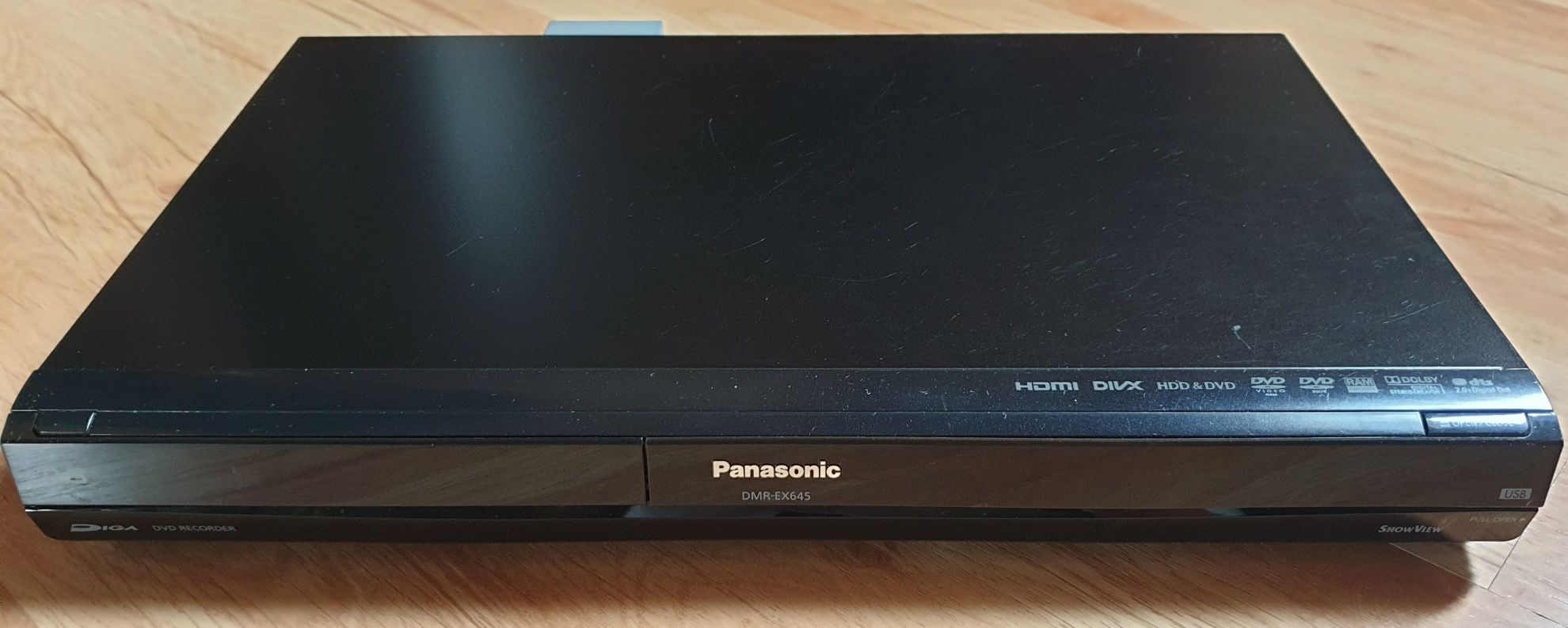 Nagrywarka HDD DVD PANASONIC DMR-EX645 160GB Multimedialna tv USB HDMI