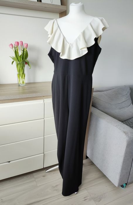 Kombinezon damski długi elegancki 42 XL H&M na przyjęcie