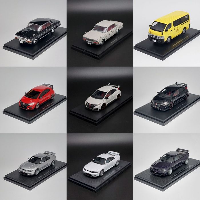 (EBBRO) 1:43 Nissan, Toyota, Subaru, Lexus, Mercedes масштабні моделі