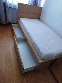 Łóżko używane ikea MALM 90x200