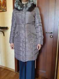 Пальто, пуховик женский, куртка,  курточка 44 ( 38 )