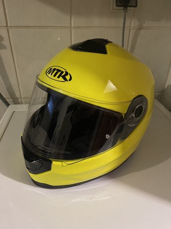 Kask motocyklowy MTR z blendą przeciwsłoneczną, rozmiar XS 53-54