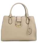 Lauren Ralph Lauren Kenton Pebble Leather Satche torba torebka USA