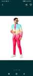52. nowy męski garnitur OppoSuits w rozmiarze 52. Kolor różowy