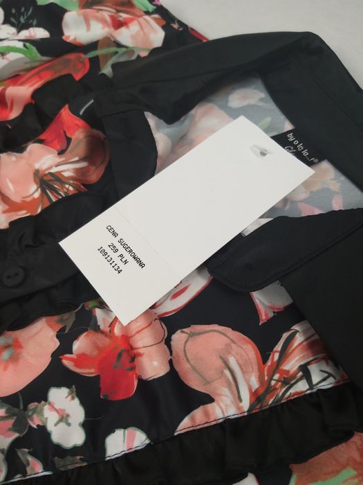 By o la la..! Suknia tunika kwiaty