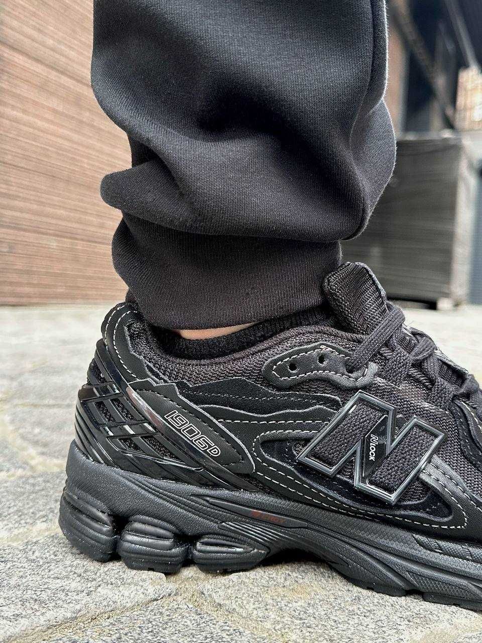 Кроссовки New Balance 1906D protection pack black leather кожа