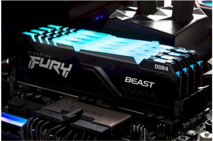 Модуль пам'яті KINGSTON FURY Beast RGB DDR4 3200MHz 8GB