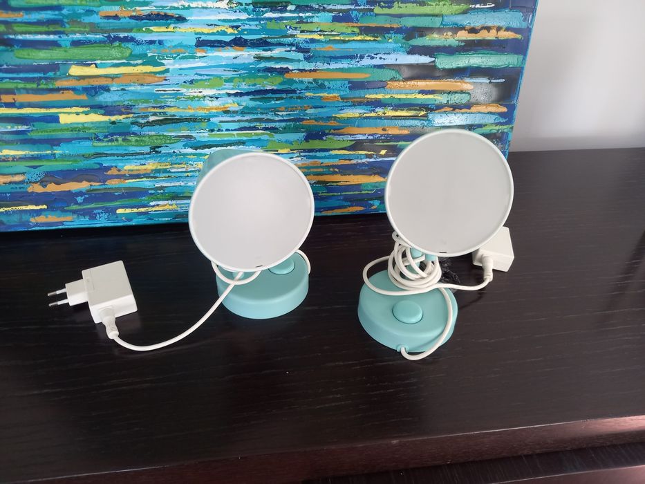 Candeeiro LED de parede, azul bebe conjunto
