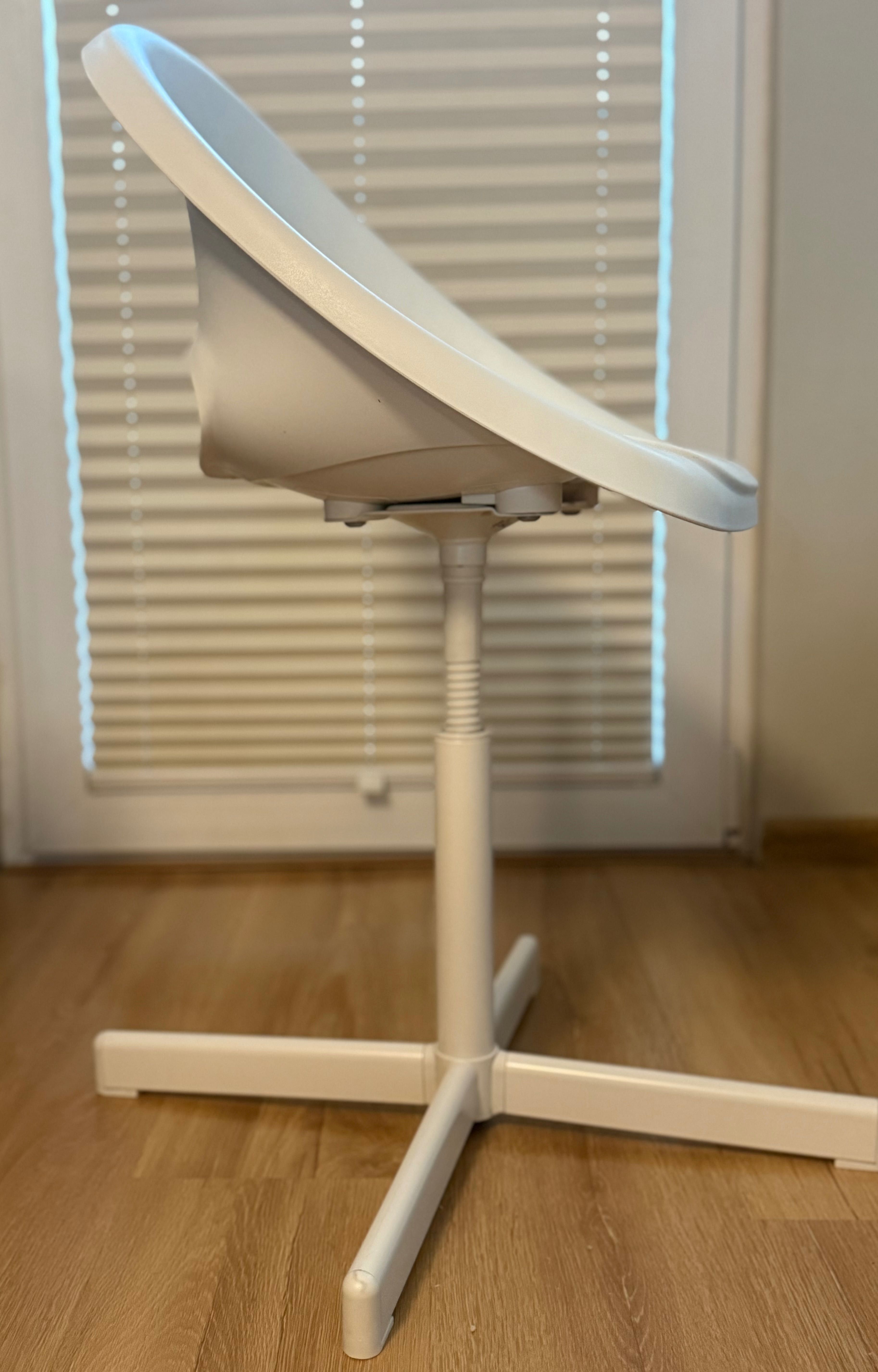 Dziecięce krzesło biurowe / do biurka = 2 szt  , białe Ikea 004.606.02