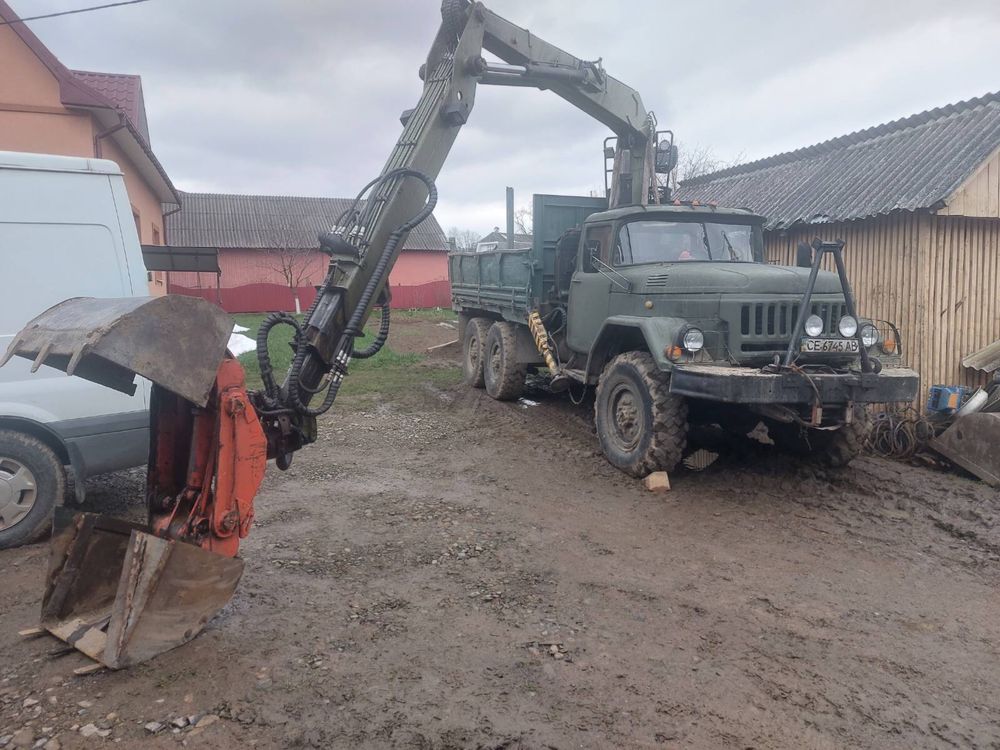Зіл 131 самосвал маніпулятор