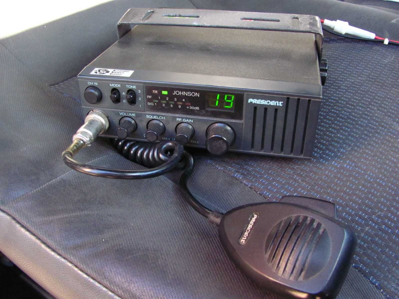CB radio z mikrofonem President - tanio sprzedam