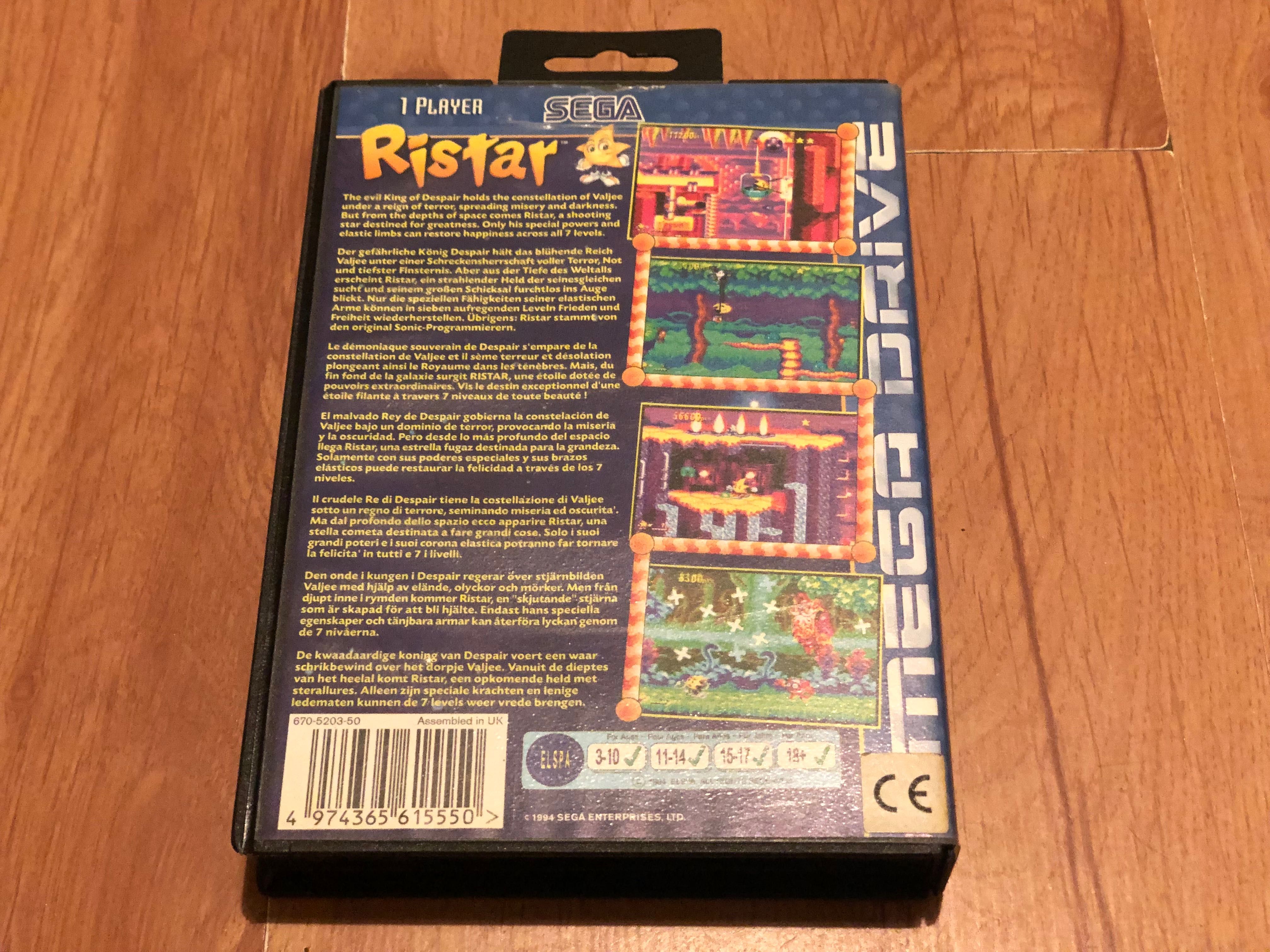 Ristar, Unikat, Sega Mega Drive