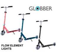Самокат Globber FLOW Element Lights. Офіційна гарантія 2 роки