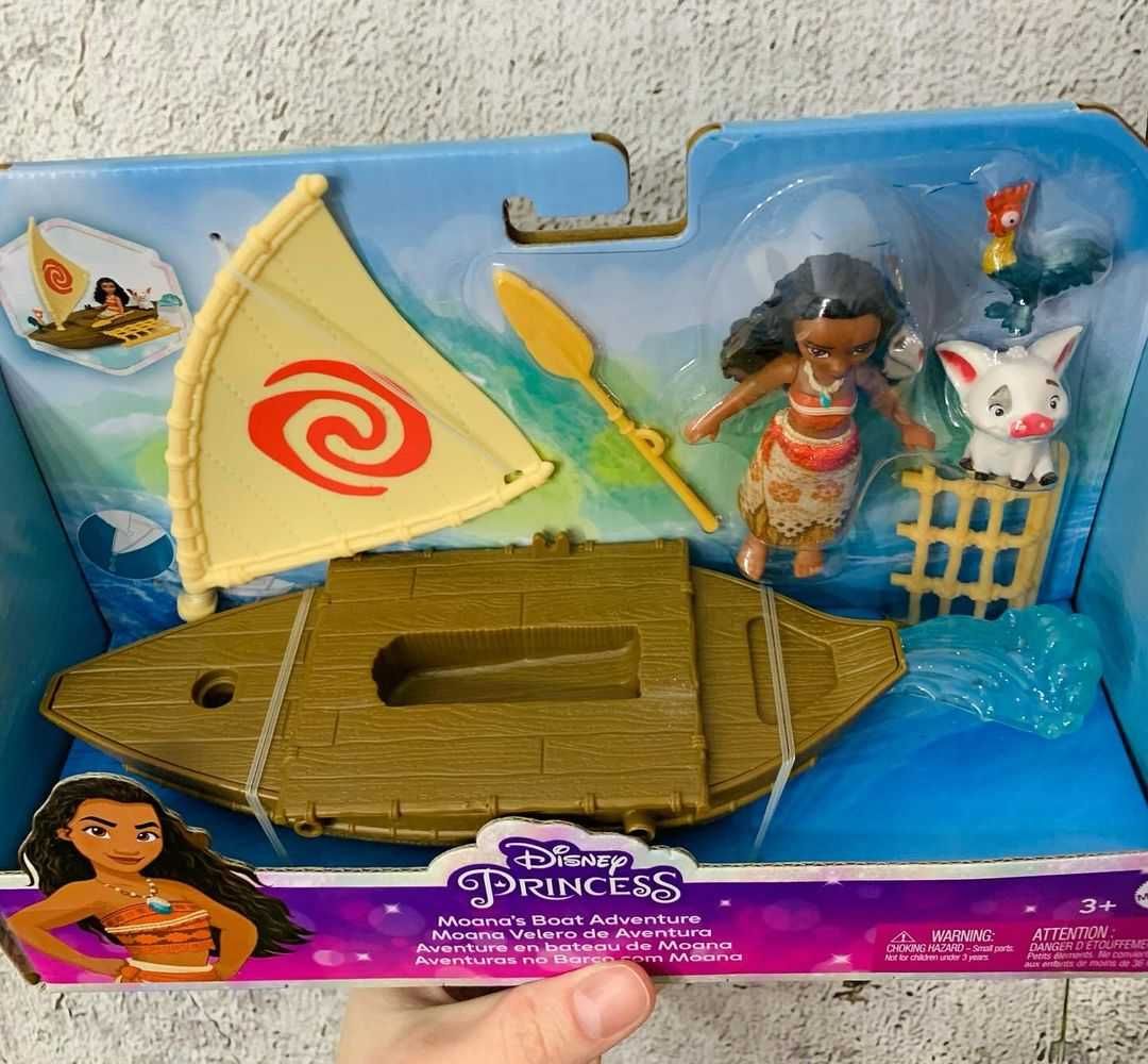 Лялька Ваяна Моана з друзями та човном | Disney Princess Moana