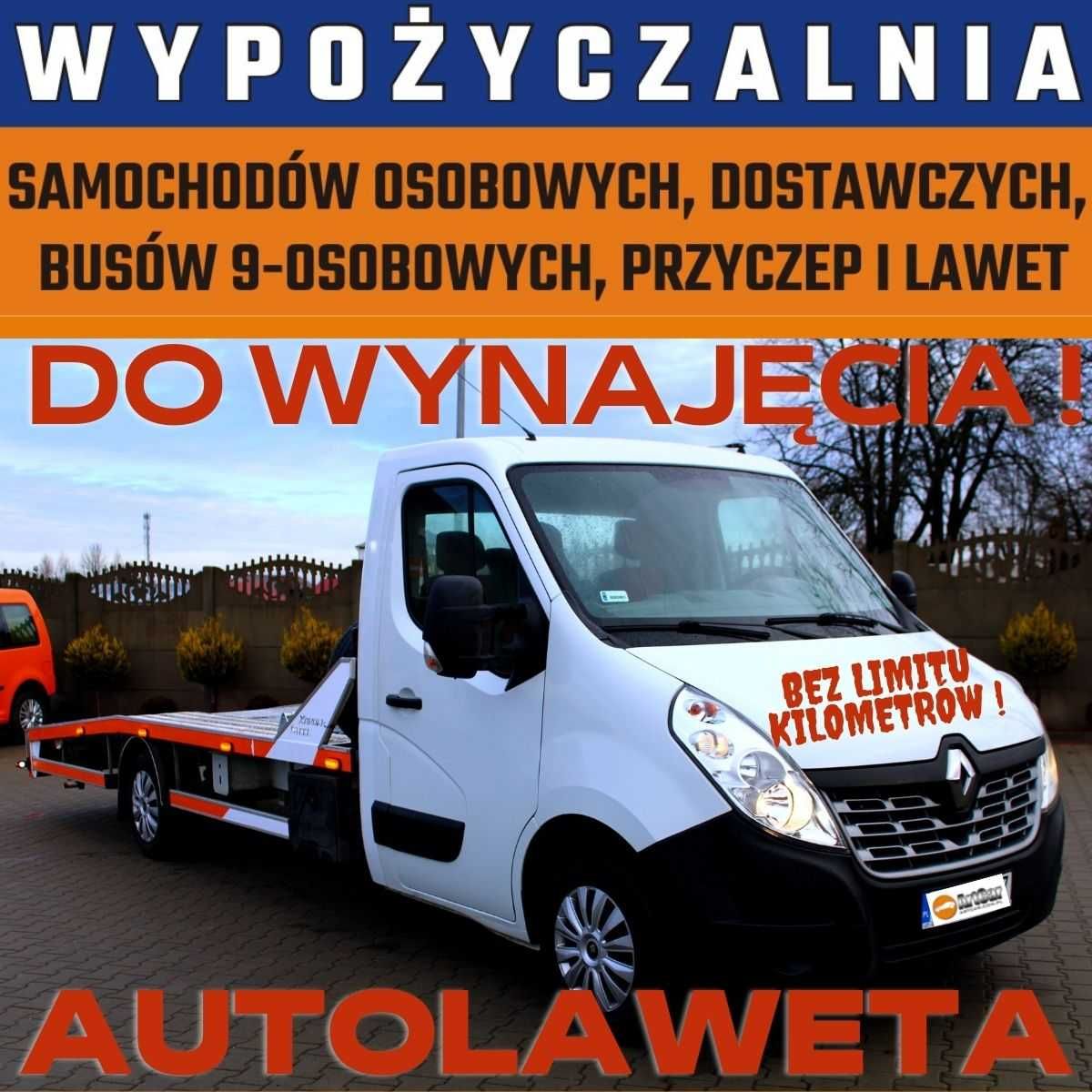 Wypożyczalnia AutoLaweta Wynajmę AUTO LAWETĘ Do Wynajęcia