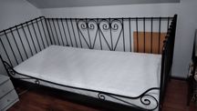 Łóżko metalowe ikea 90cm meldal