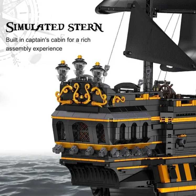 Mold King 13186 Піратський корабель - Чорна перлина (5526 штук) лего