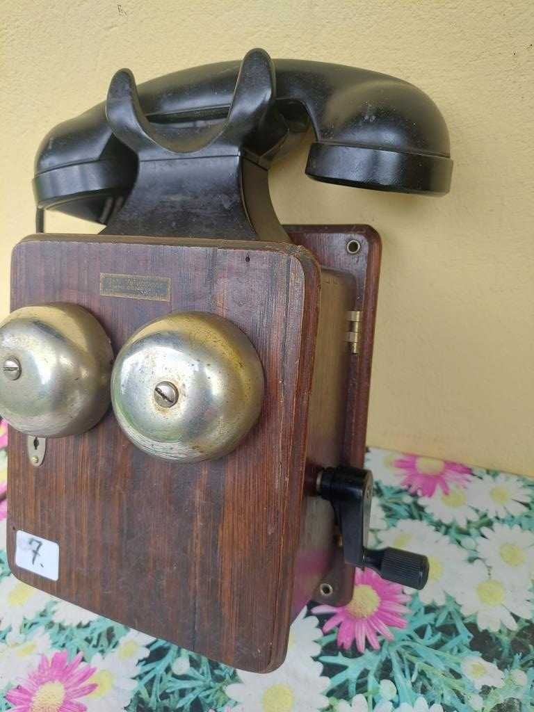 Stary telefon Bell phone Belguim unikat nr 7