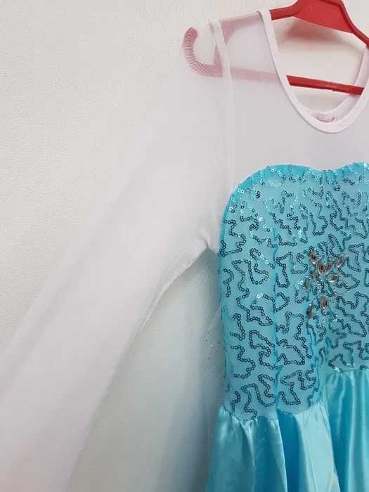 Sukienka przebranie Elsa Kraina Lodu rozmiar 122 cm. GP004