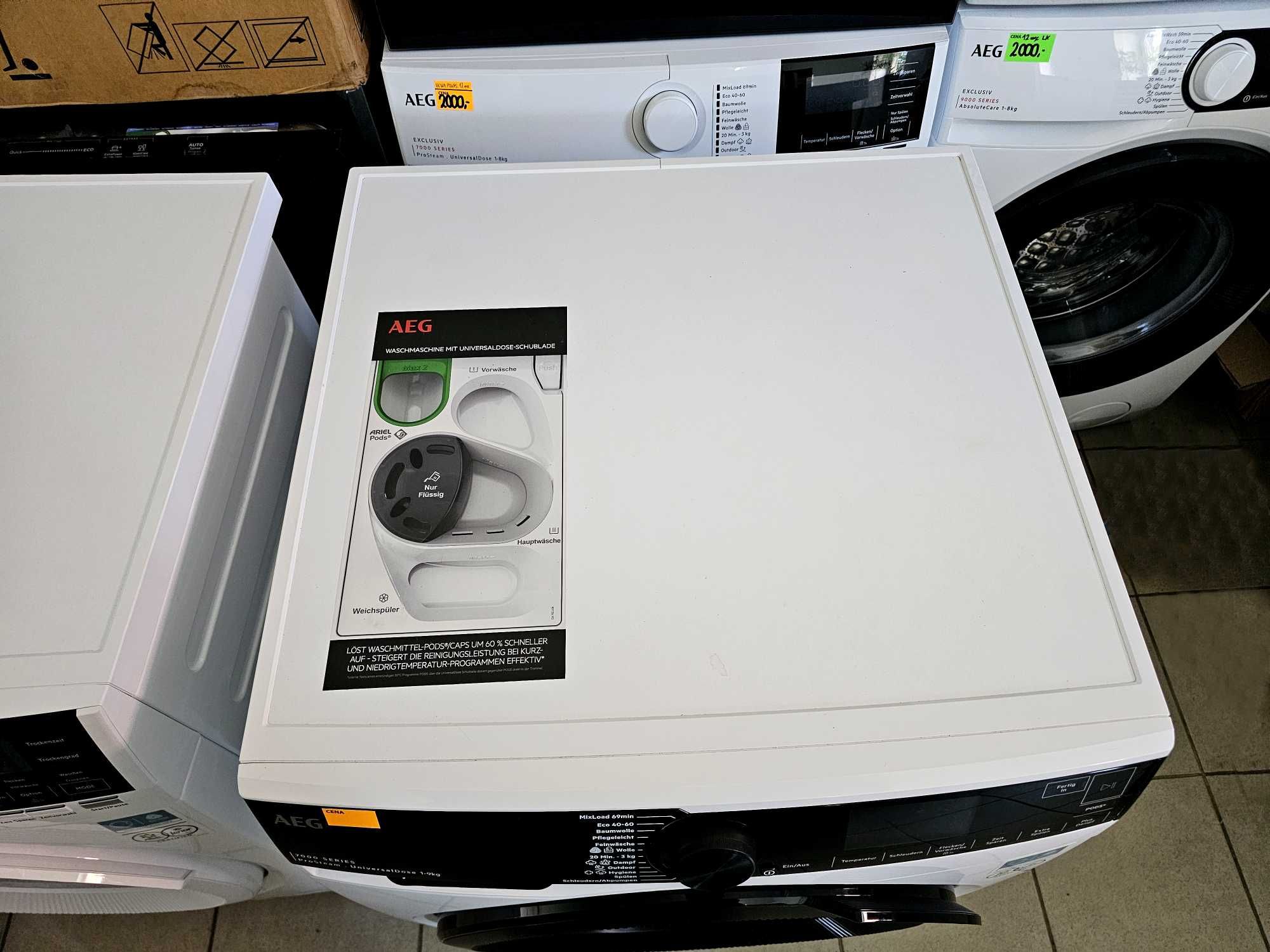Pralka AEG seria 7000 ProSteam 9kg | 1600 obr. | UniversalDose | gw12m
