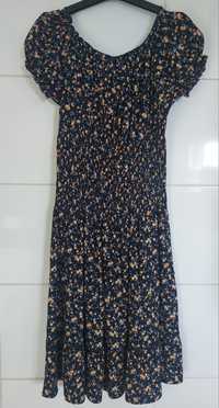 Vestido Florido Azul