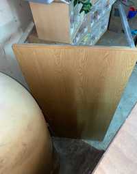 Mesa madeira com pés metálicos 80x160