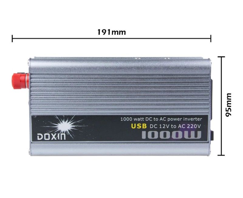 Inversor de corrente para carro bateria inverter 12v - 220v 230v 1000W