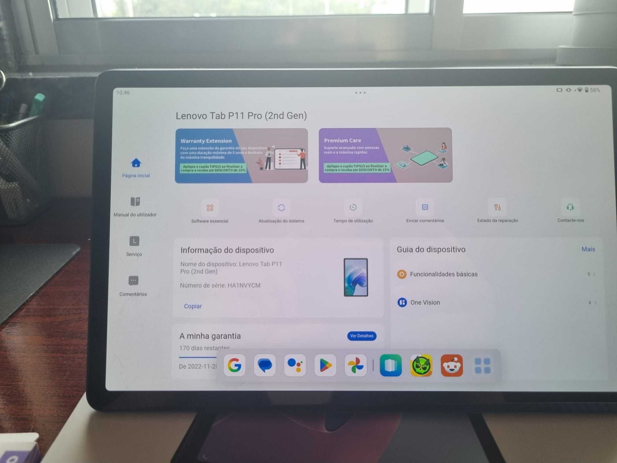 Lenovo P11 PRO gen 2 + Caneta e Capa