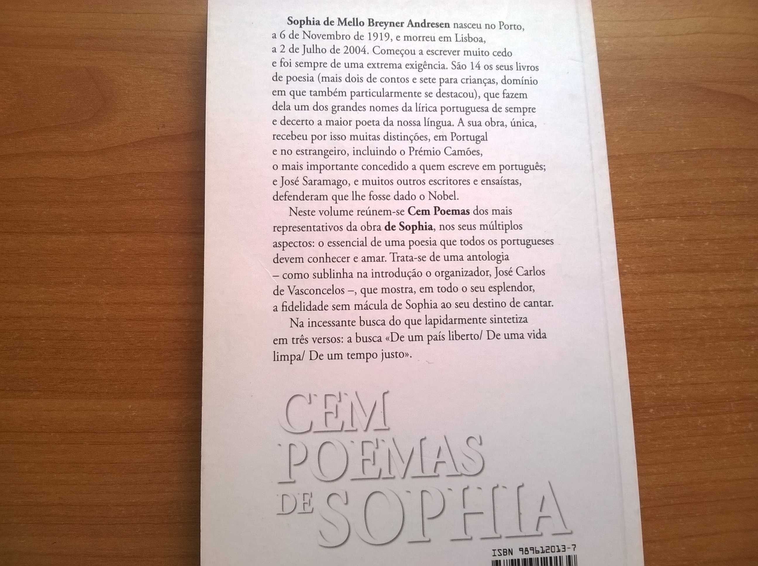 Cem Poemas de Sophia - Sophia de Mello Breyner Andresen