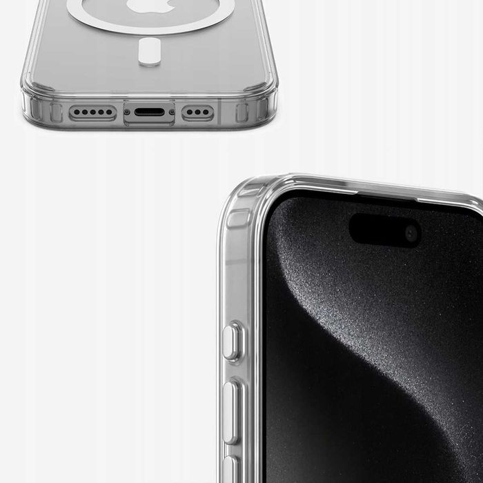 Belkin SheerForce etui do iPhone 15 Pro Max Magsafe etui bezbarwne