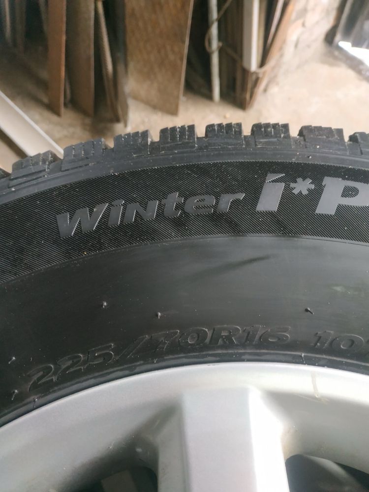 Резина зимова Hankook з дисками winter I-pike x 225/70 r 16