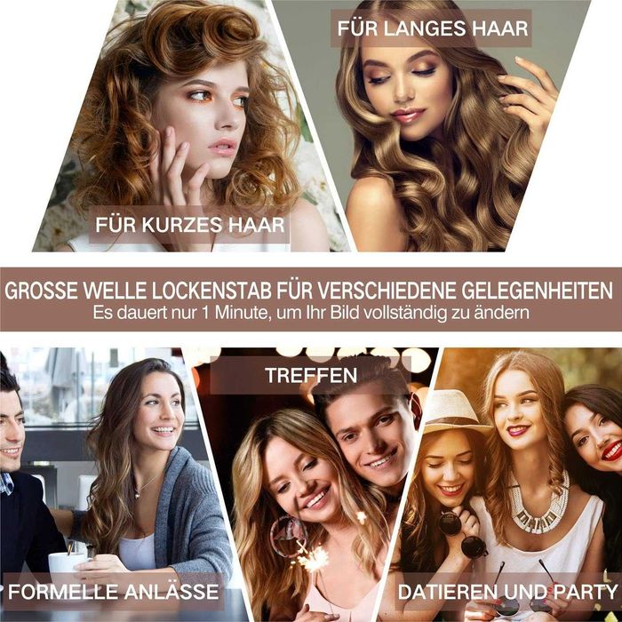 Керамічна плойка для волосся TOP4EVER  22mm