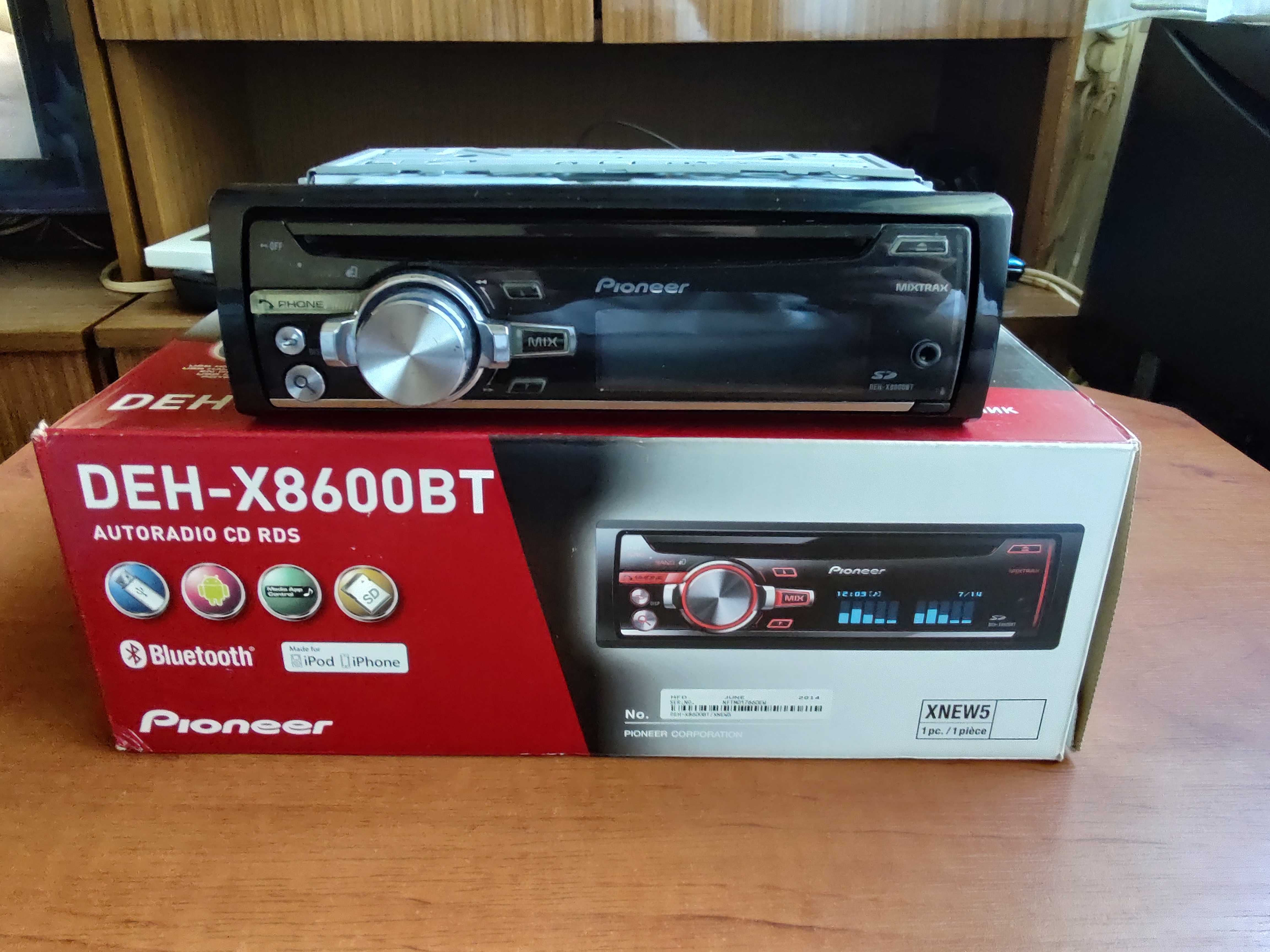 Radio Pioneer DEH-X8600BT