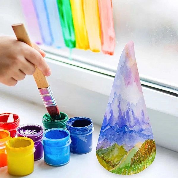 Stożki styropianowe 24cm ozdoby świąteczne dekoracje DIY Święta 6szt.