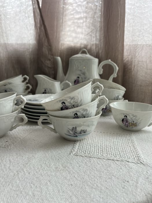 Serviço de café Vista Alegre N32 modelo japonês Otaru