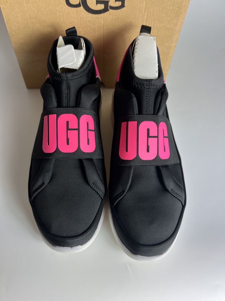 Nowe Ugg sneakersy damskie czarne buty lekkie 38 outlet