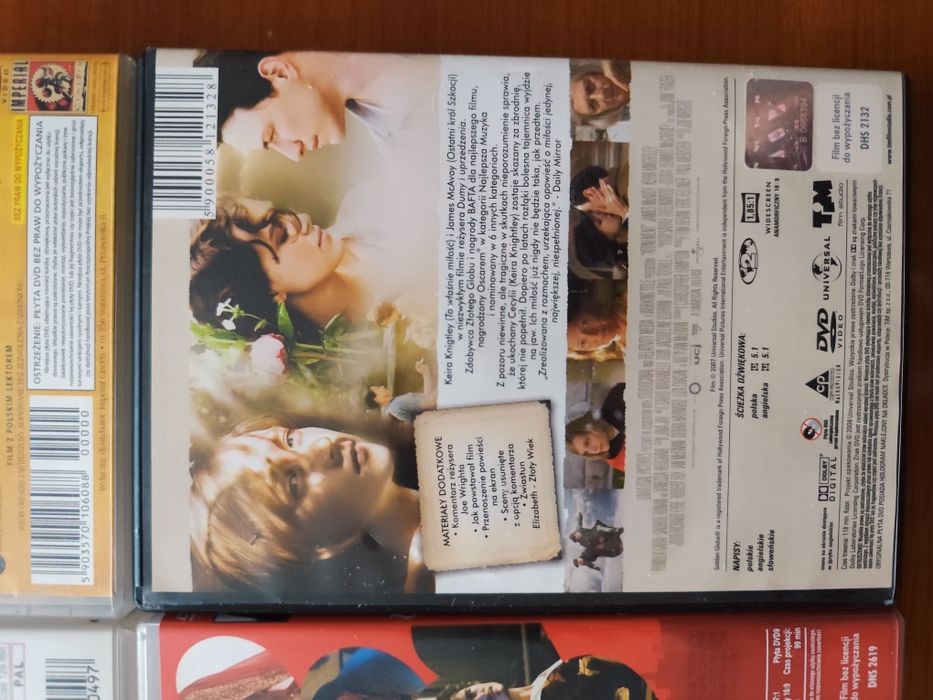 Kolekcja 4 filmów DVD na długie zimowe wieczory komedia miłość romans