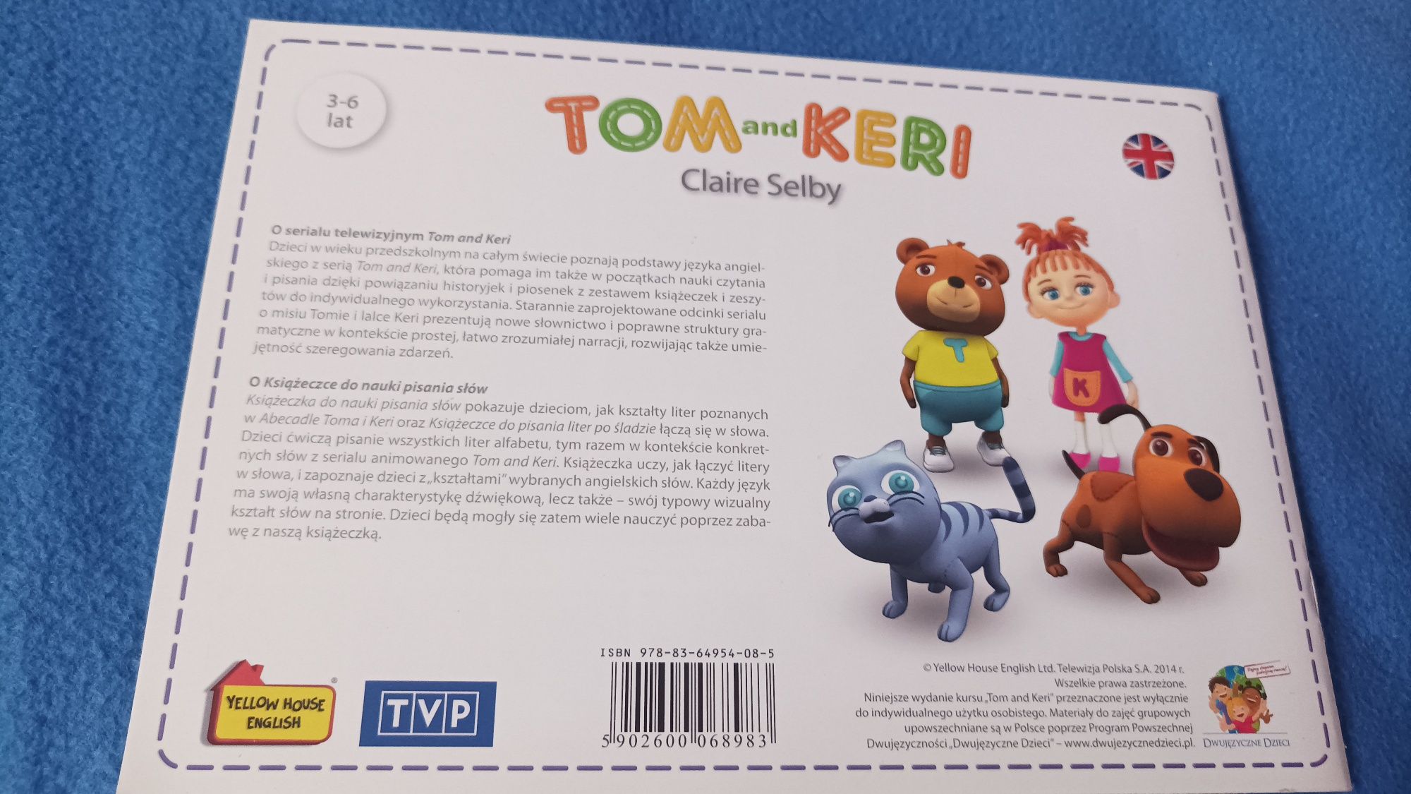 Tom and Keri Writing Book English dzieci angielski