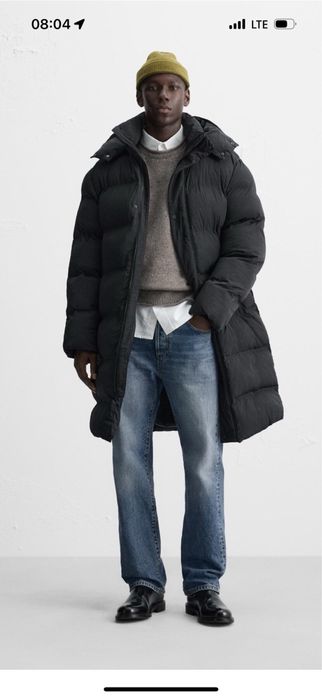 Пальто чоловіче Zara L на зиму