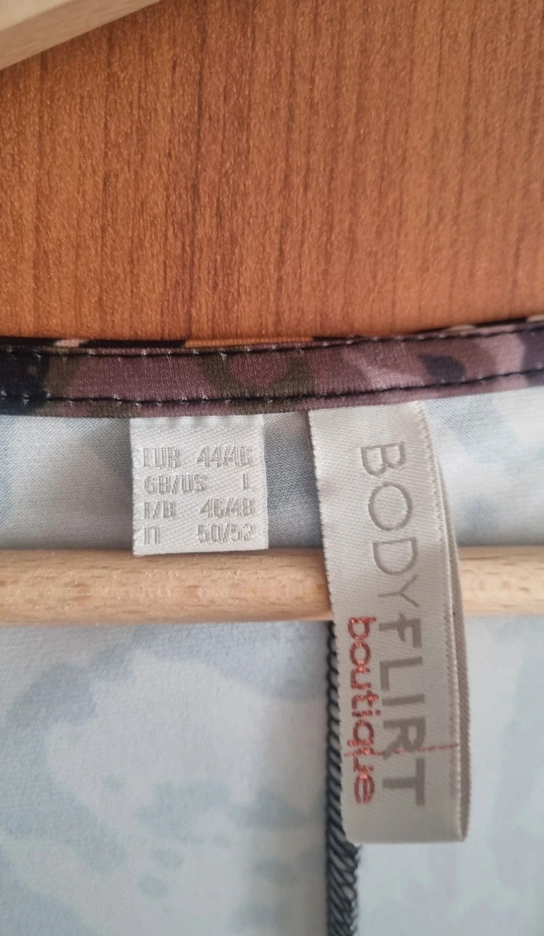 Długa sukienka zwierzęcy print panterka Bodyflirt r. 44 wesele chrzest