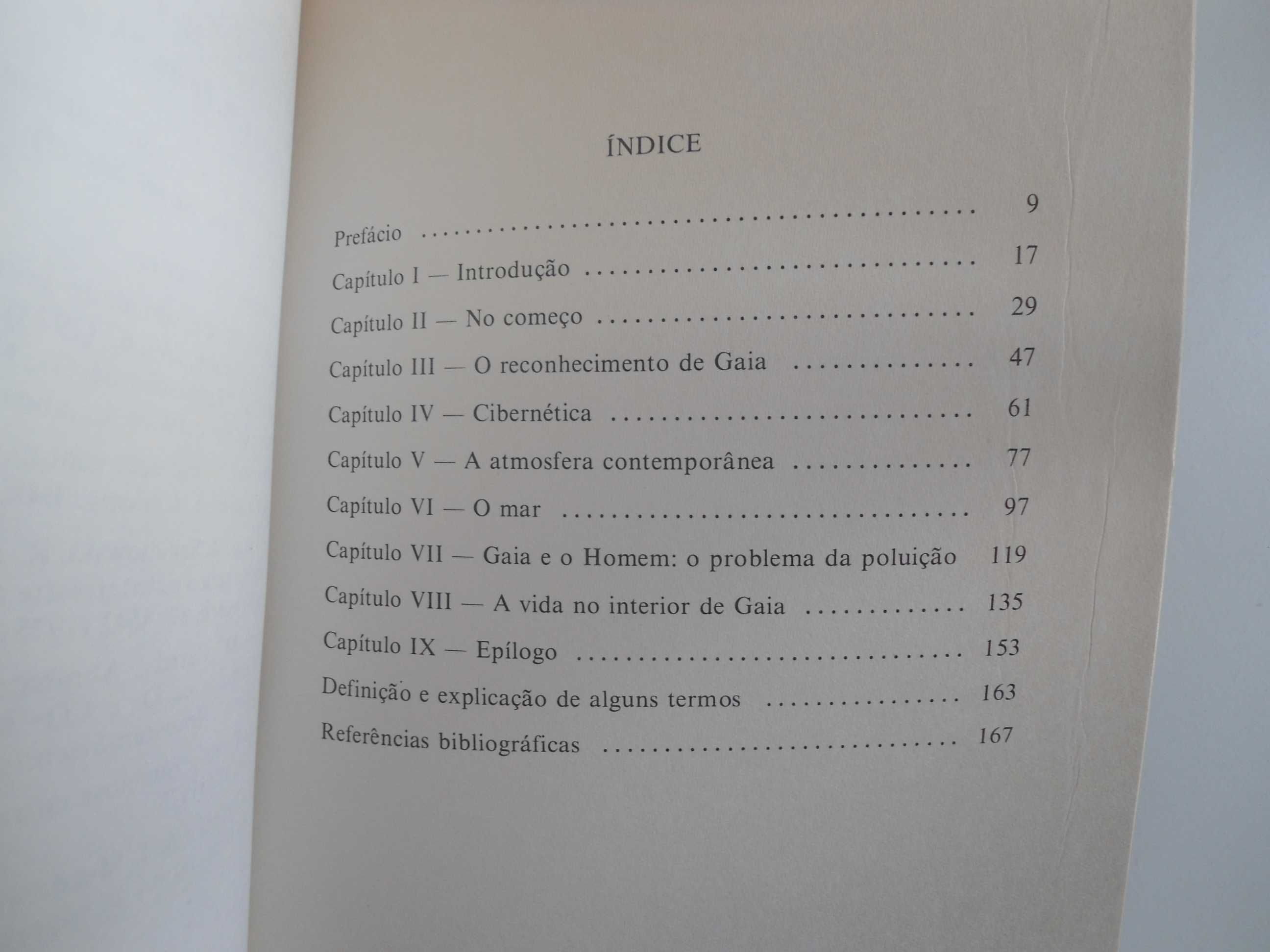 Gaia-Um Novo olhar sobre a vida na Terra de J E Lovelock (1989)