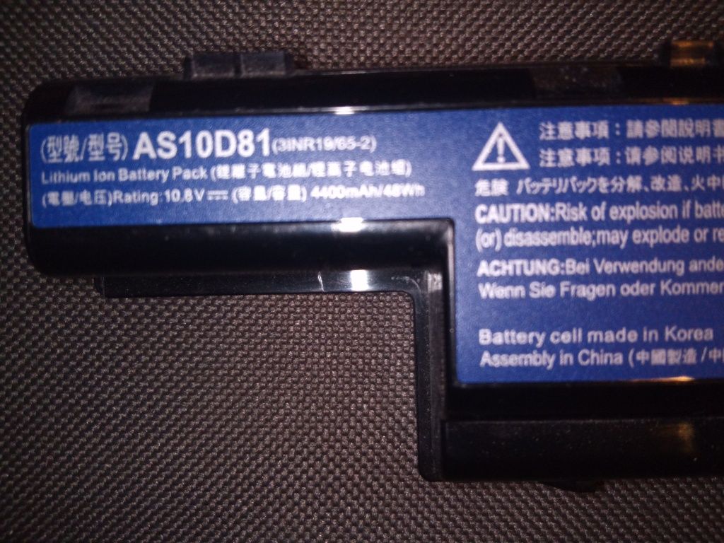 Acer batteria laptop as10d81 okazja