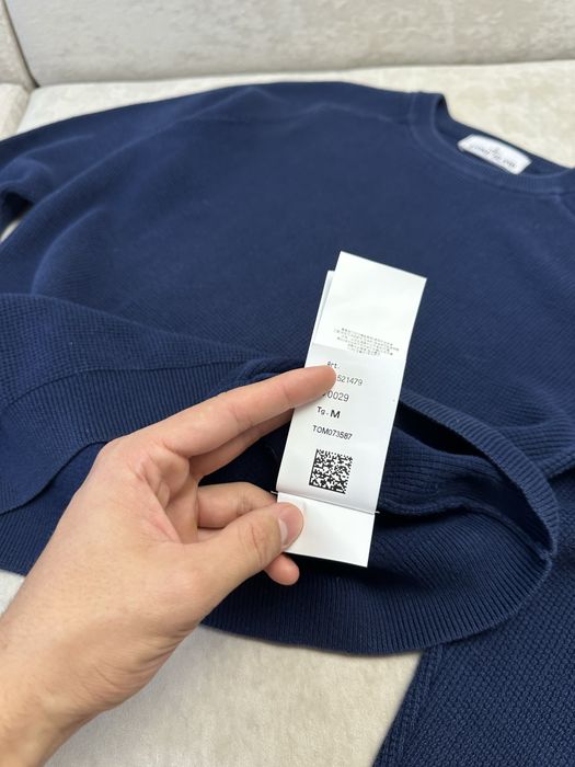 Синій светр Stone Island | Аунтефік ОЛХ ДОСТАВКОЮ!