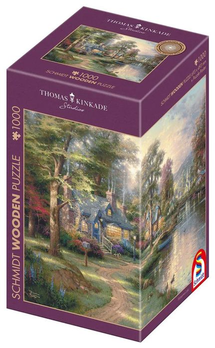 Puzzle Pq 1000 T.kinkade Miasteczko Nad Rzeką Schmidt Puzzle